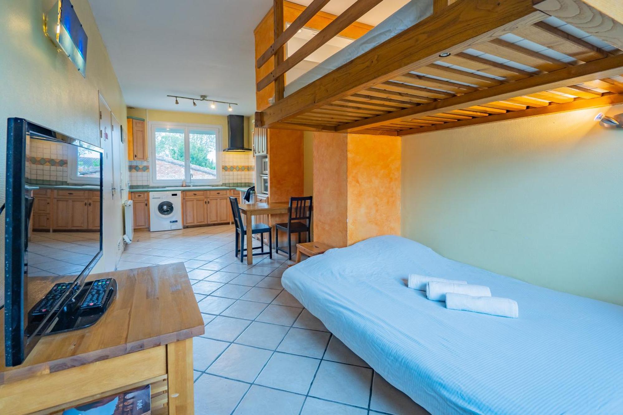 Room In Toulouse - Studio Proche Airbus Toulouse St Martin Touch Экстерьер фото